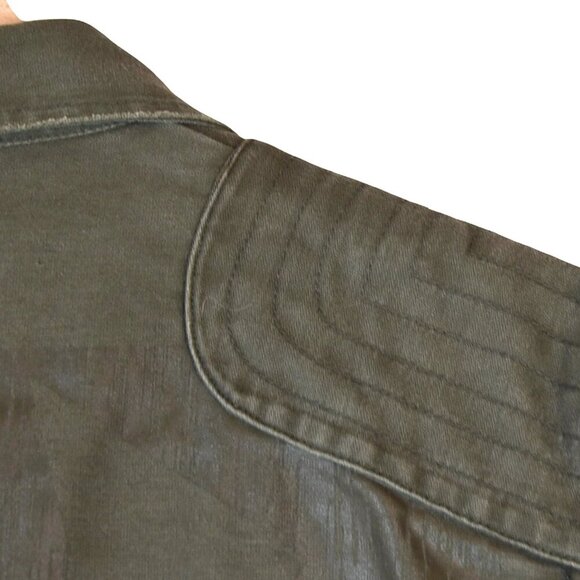 O'Neill Military Utility Jacket Sz L Olive Green Premium Series Workwear - Picture 9 of 14